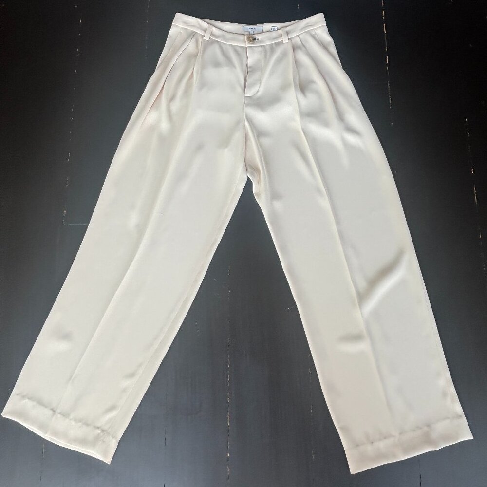 Vince Pleated Wide-Leg Trouser – Size 6 (BRAND NEW)